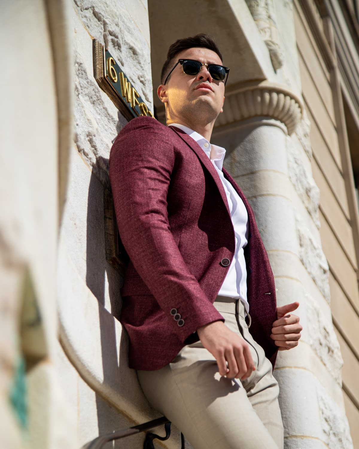Blazer sales homme bordeaux