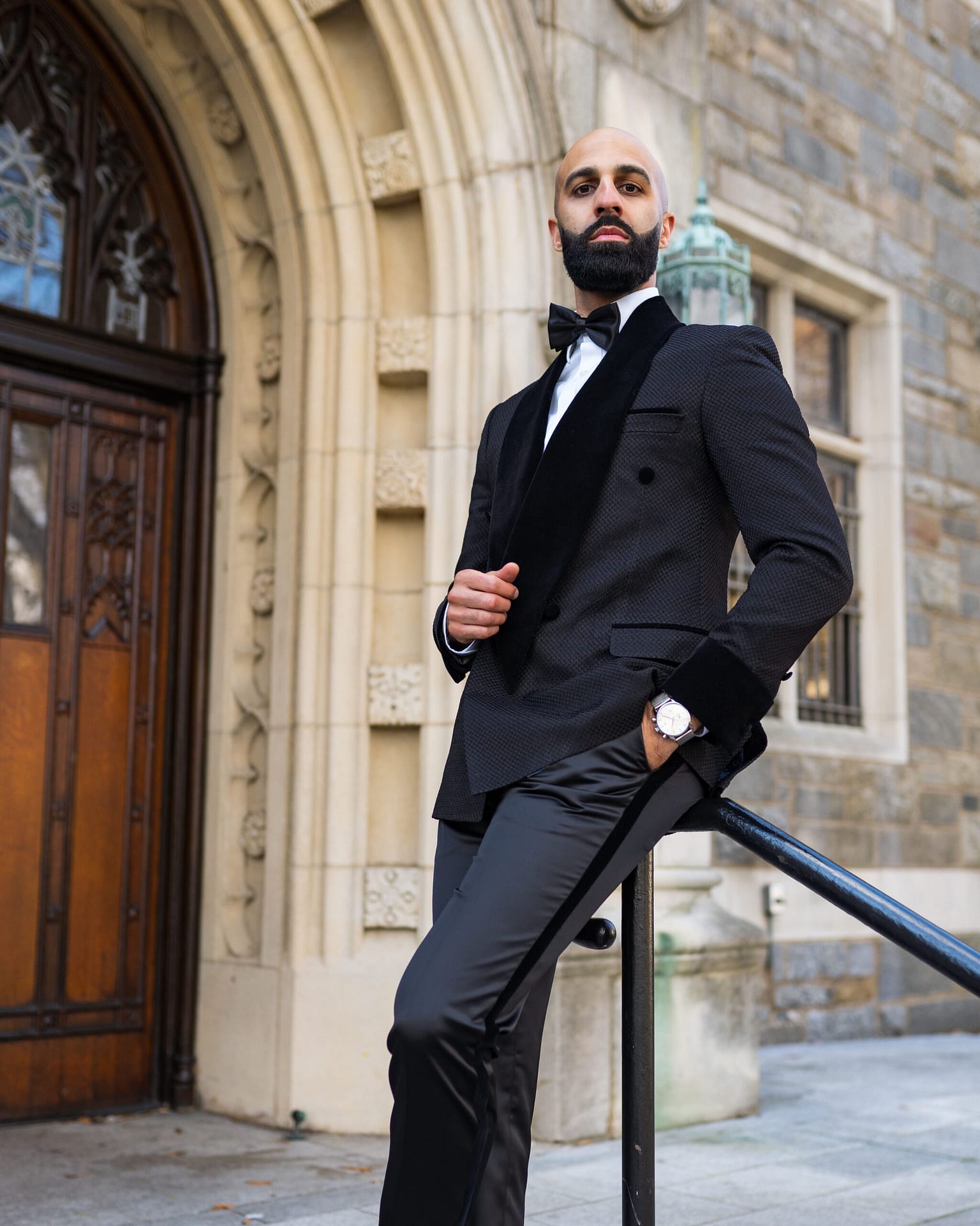 Gold smoking shop jacket